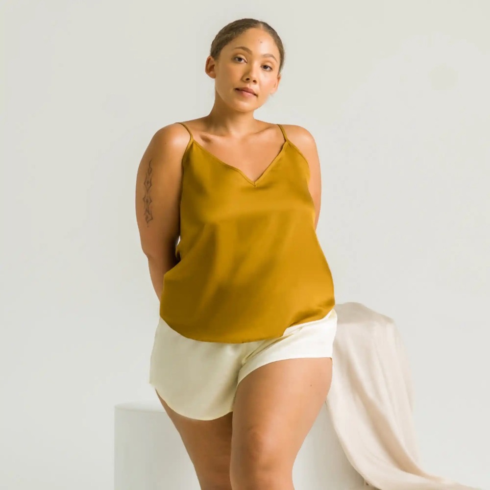 Ettitude Sateen Cami in Chamomile